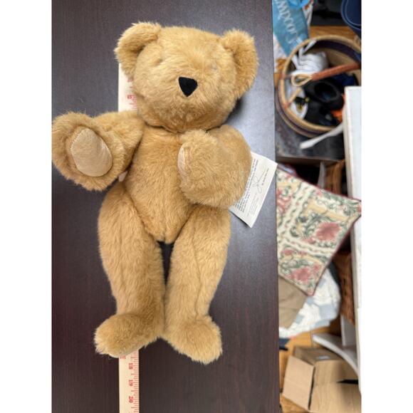 VTG NWT 1992 15" Classic Authentic Vermont Teddy Bear, Posable Vintage - Picture 12 of 12